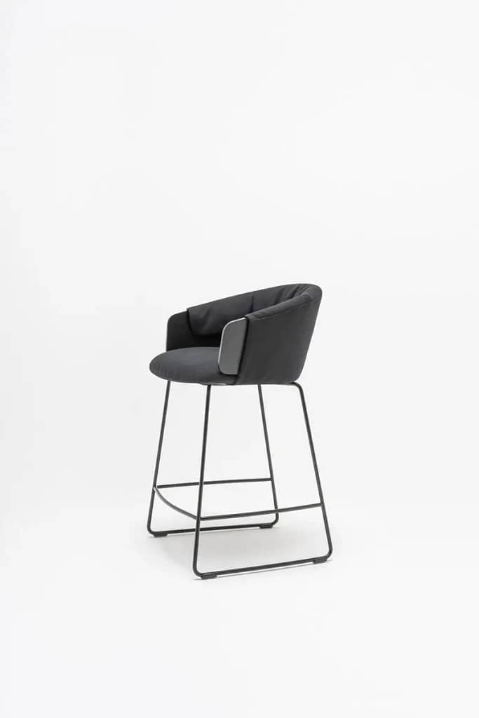 Collar stool high sled base
